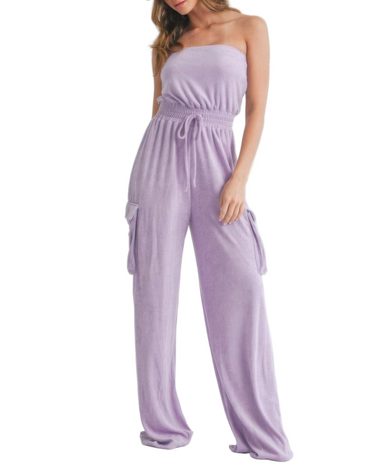Tube Top Jumpsuit - 2 color options