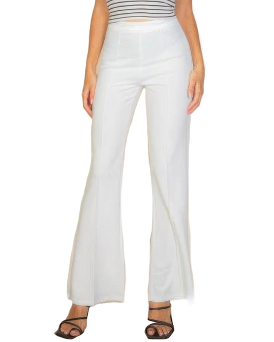 High Waist Flare Pants- 3 color options